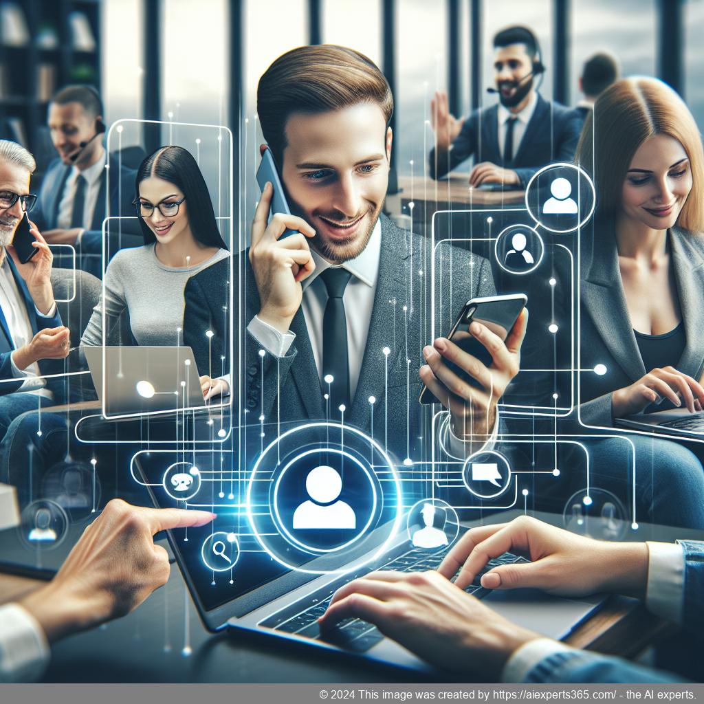 A visual representation of enhanced customer engagement through WordPress chat plugins featuring diverse users interacting via live chat on websites.