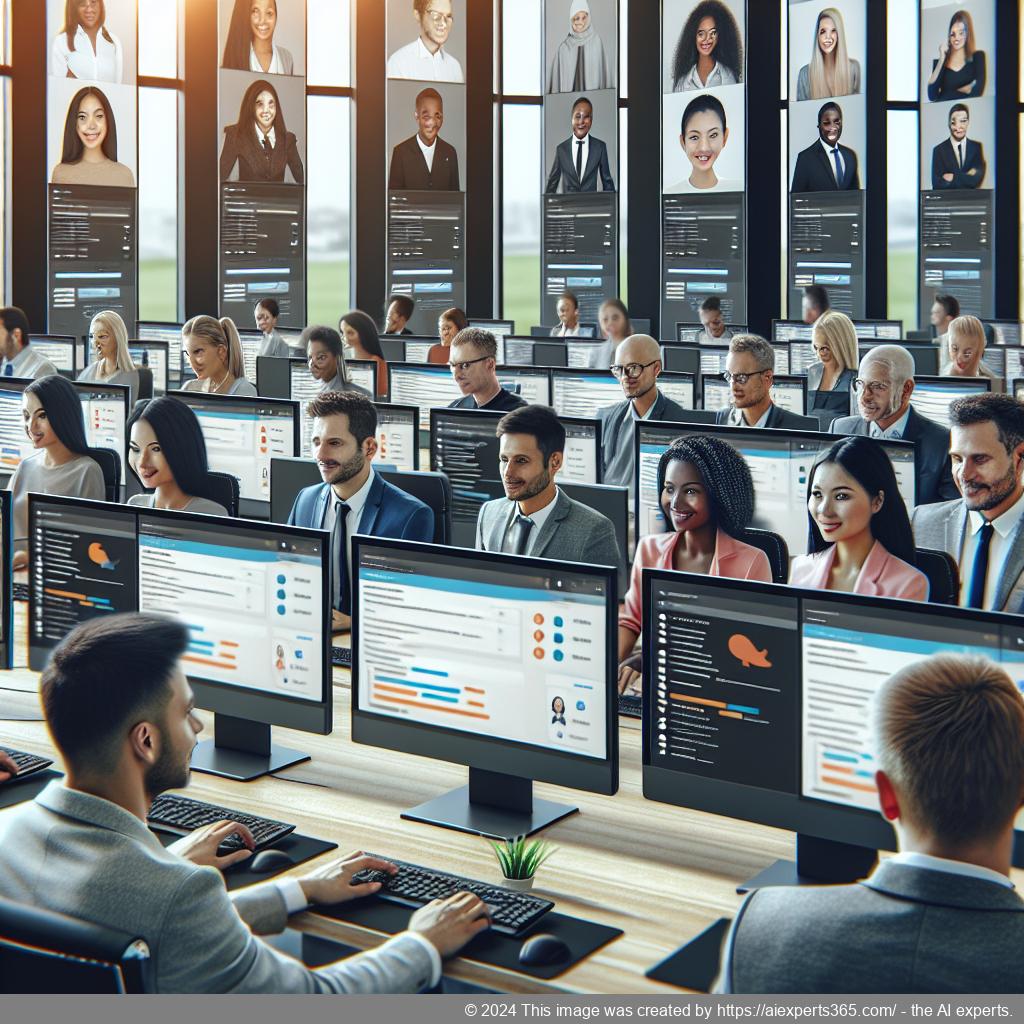 A visual representation showcasing a modern website interface featuring a WordPress chat plugin that enhances customer engagement through real-time communication.