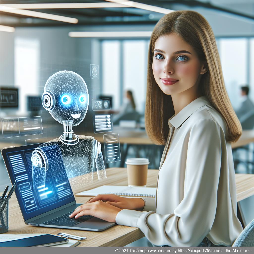 Ailisha's AI Chatbot interface displayed on a laptop screen showcasing its user-friendly design for enhancing customer interactions on WordPress websites.