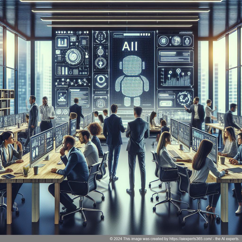 An illustration showing a friendly AI chatbot interface designed for enhancing customer service on a WordPress website.