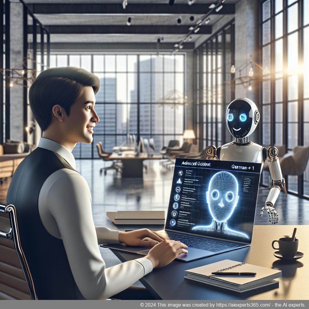 A screenshot showcasing Ailisha's AI Chatbot interface on a WordPress website, highlighting its features such as live chat support and FAQ integration.