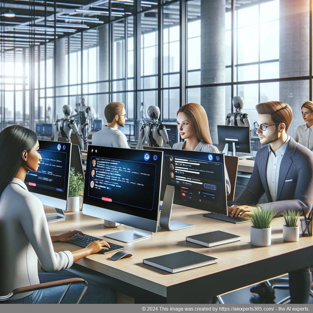 A screenshot showcasing Ailisha's AI Chatbot interface on a WordPress website highlighting its features like customizable responses and analytics.