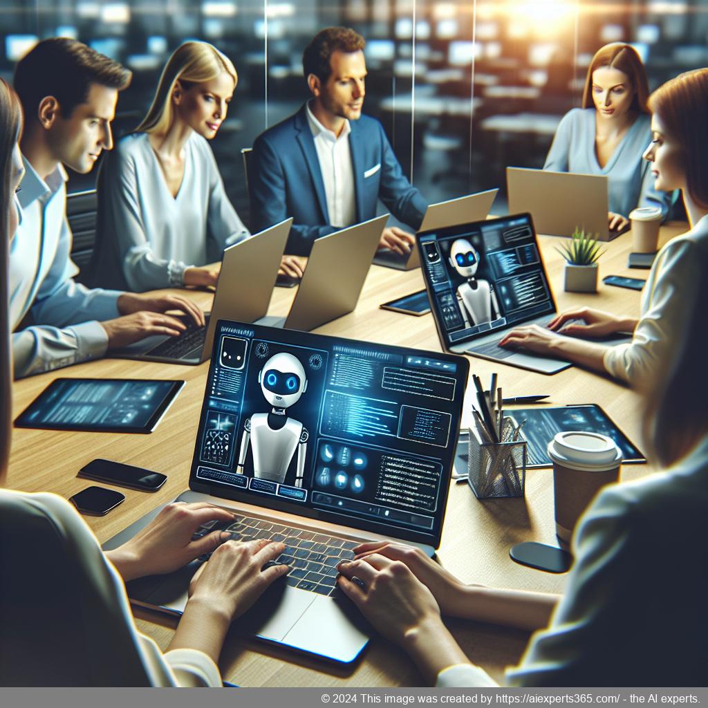A screenshot showcasing the advanced features of Ailisha's WordPress chatbot plugin including role customization, FAQ database creation, and performance analytics.