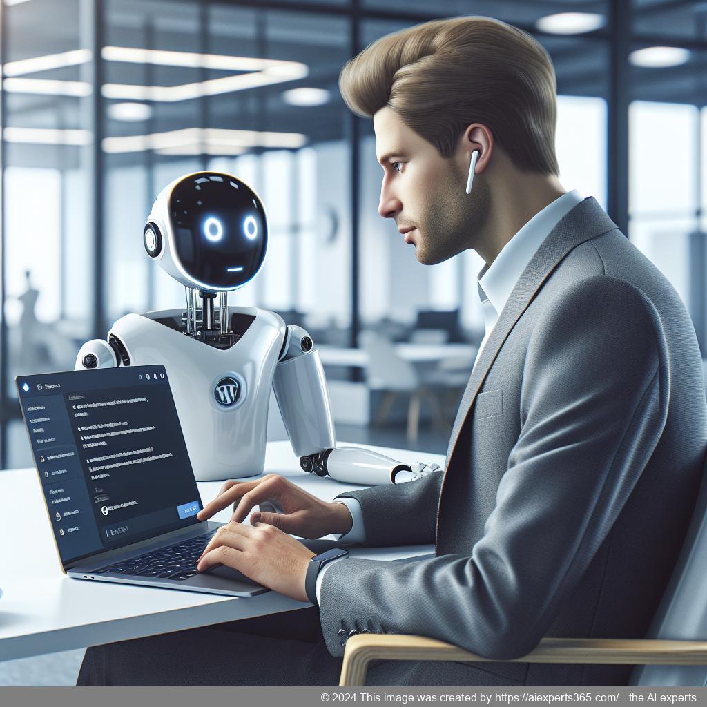 A visual representation of a WordPress Chatbot enhancing online customer experience through instant support.