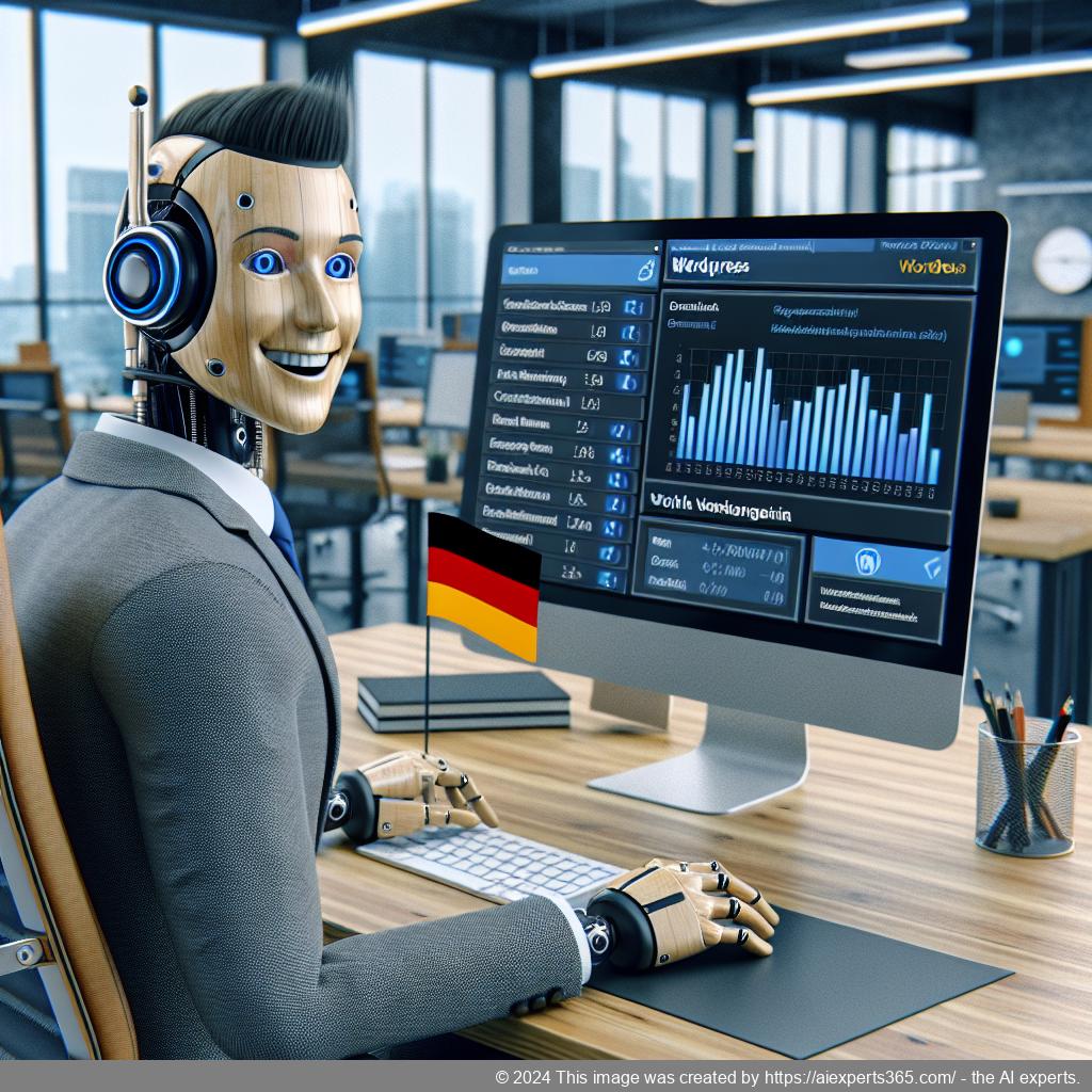 A visual representation of a smart WordPress chatbot enhancing user engagement on a website.