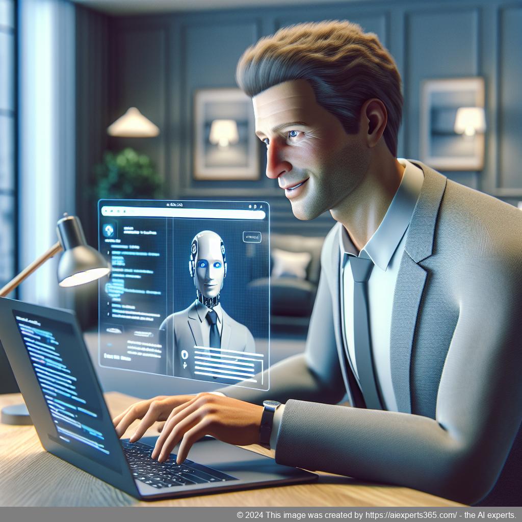 A screenshot showcasing Ailisha's AI Chatbot interface integrated into a WordPress website.