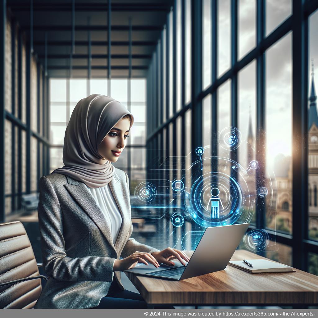 Ailisha's AI Chatbot interface displayed on a laptop screen showcasing its features tailored for enhancing customer support on WordPress websites.