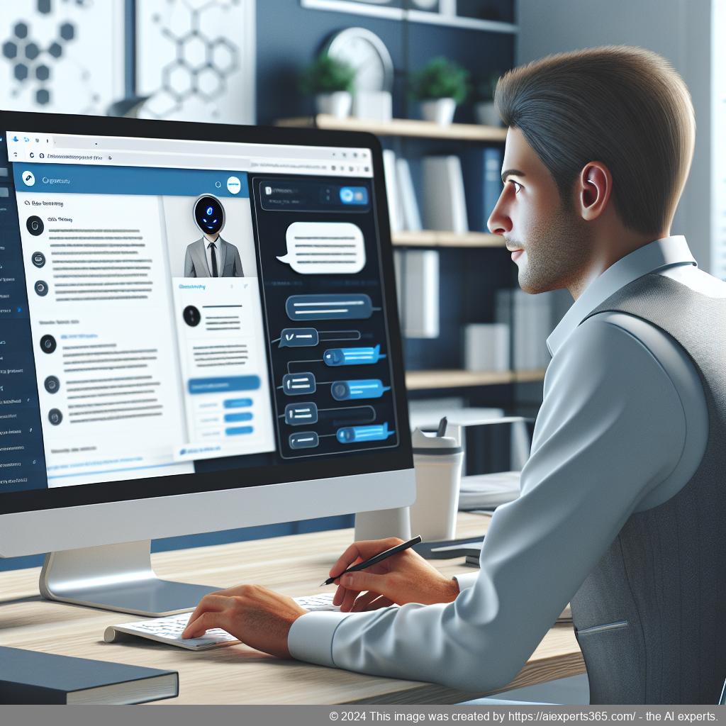 A visual representation of Ailisha's AI Chatbot showcasing its interface on a WordPress website.