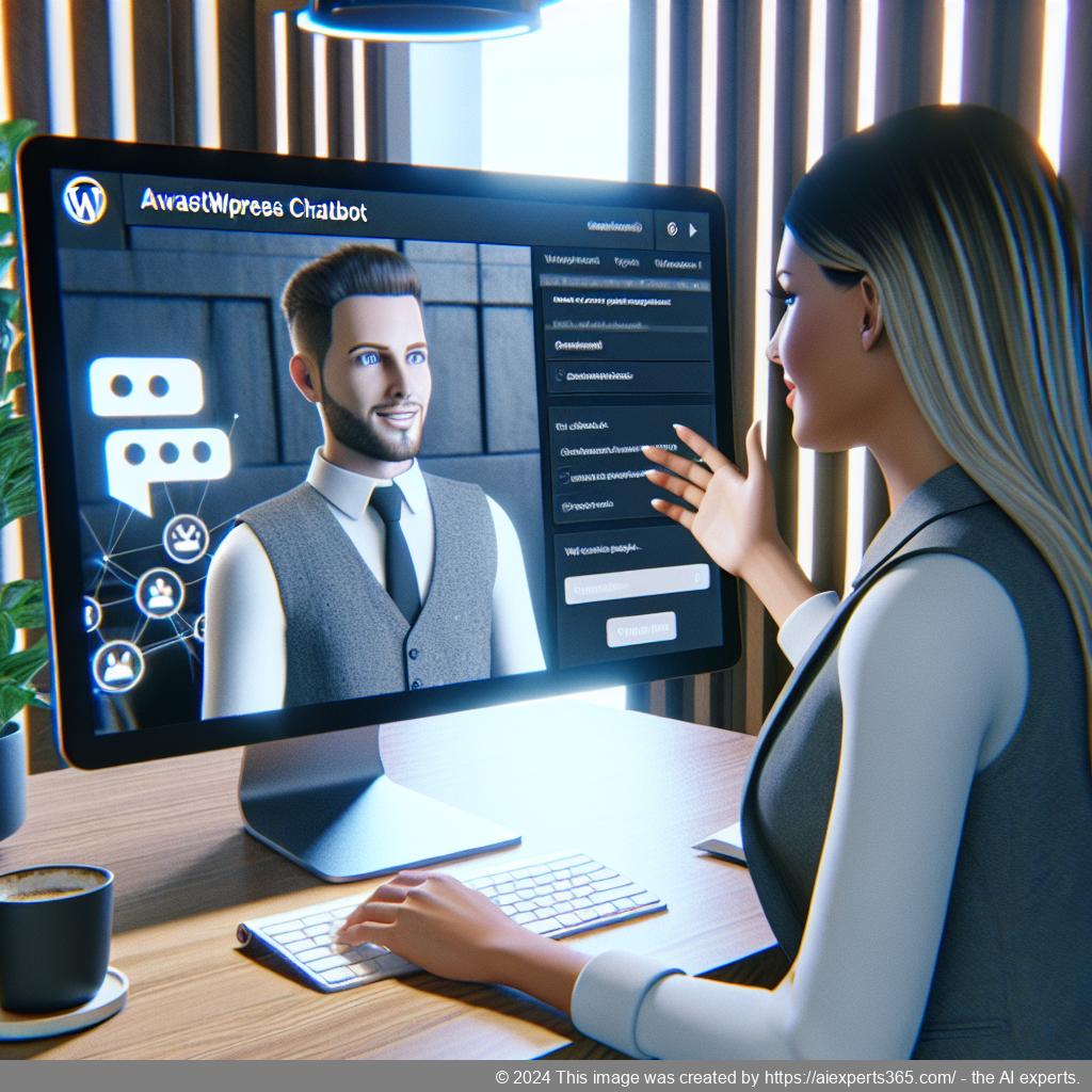 A screenshot showcasing Ailisha's feature-rich WordPress chatbot plugin interface highlighting its customizable settings and analytics dashboard.