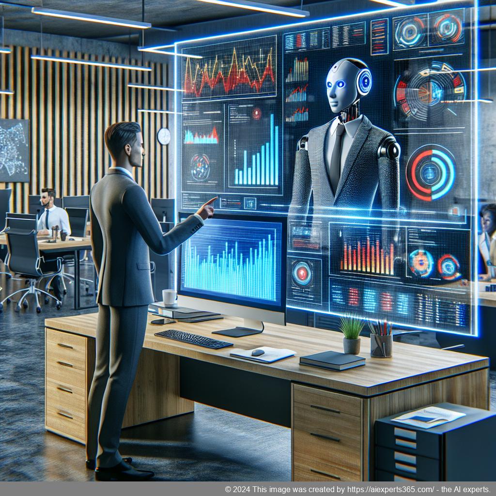 A visually engaging representation of Ailisha's AI Chatbot Plugin showcasing its features like customization options and real-time analytics on a WordPress website.