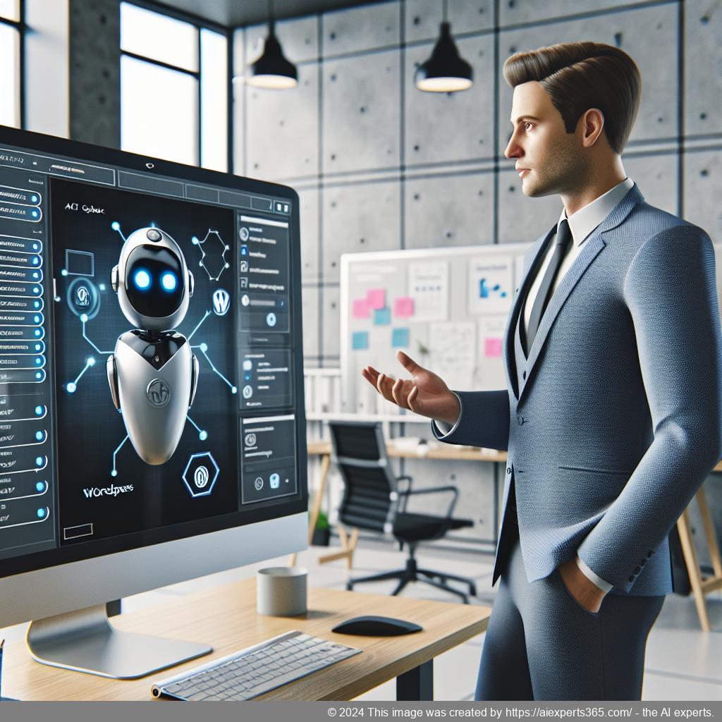 A visually appealing representation of Ailisha's WordPress chatbot plugin showcasing its features like personalization and analytics.