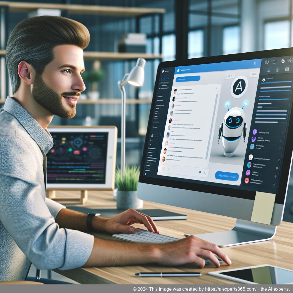 Ailisha's AI Chatbot interface on a WordPress website showcasing its features for enhanced customer support.
