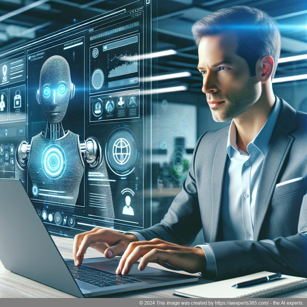 A visually appealing representation of a user-friendly interface showcasing Ailisha's AI Chatbot integrated into a WordPress website.