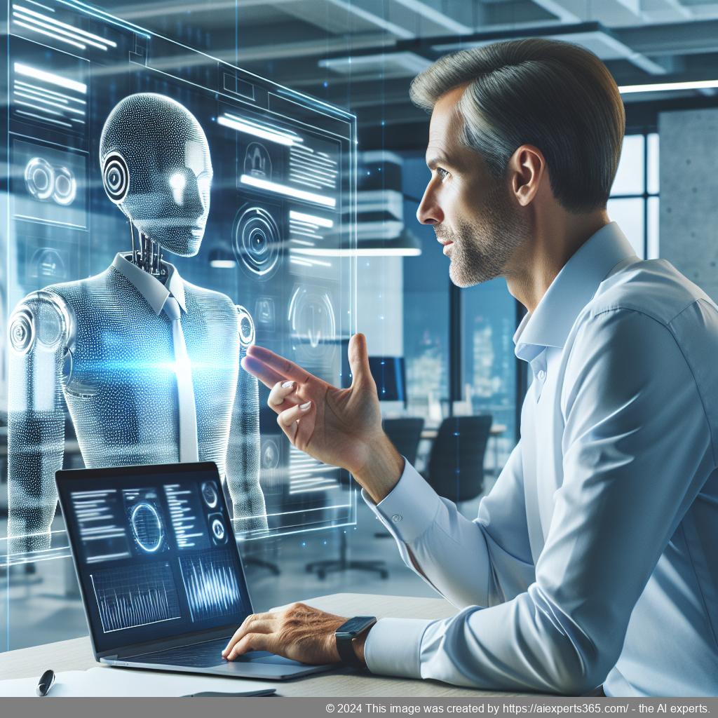 Ailisha's AI Chatbot interface displayed on a laptop screen showcasing its user-friendly design tailored for enhancing customer engagement on WordPress websites.