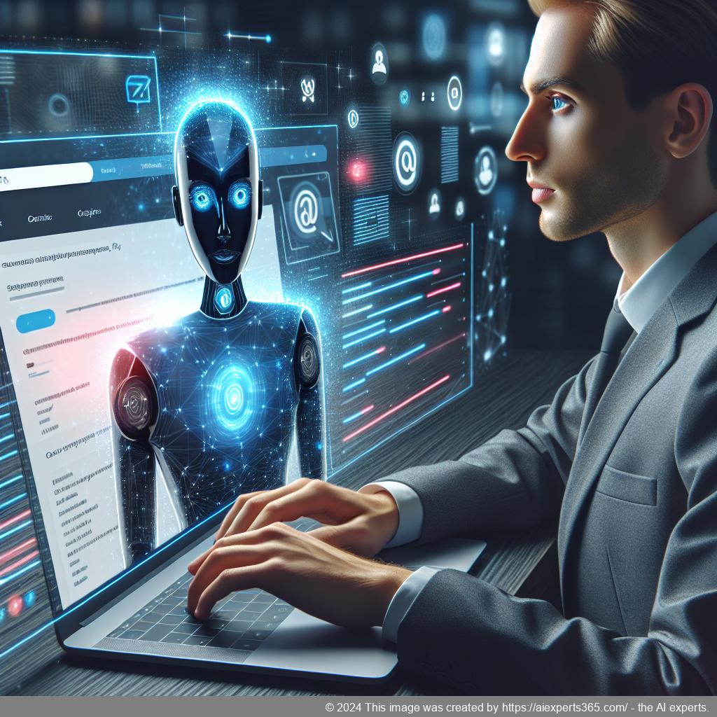 A screenshot showcasing Ailisha's AI Chatbot interface integrated within a WordPress website.
