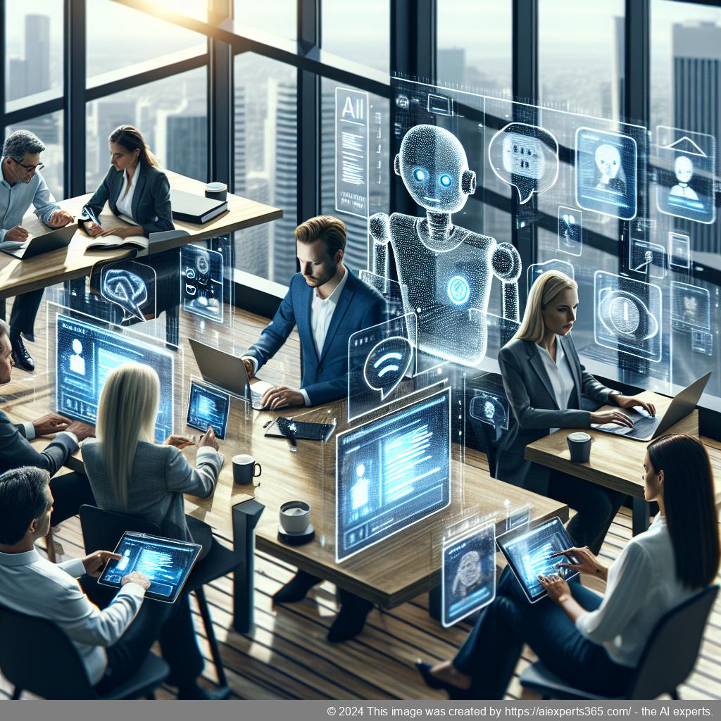 A visually appealing representation of a modern AI-driven chatbot interface designed specifically for WordPress websites, showcasing features like customization options and real-time communication.