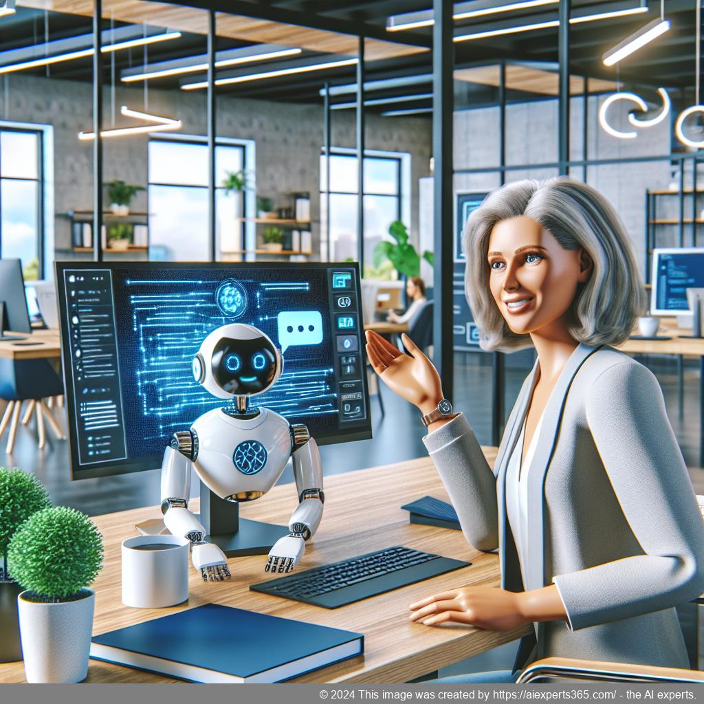 A visual representation of a WordPress ChatGPT chatbot assisting customers on a website interface.