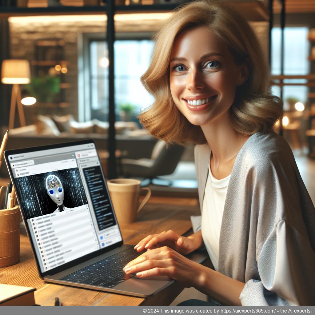 A visually engaging representation of a WordPress ChatGPT chatbot enhancing customer service in an e-commerce setting.