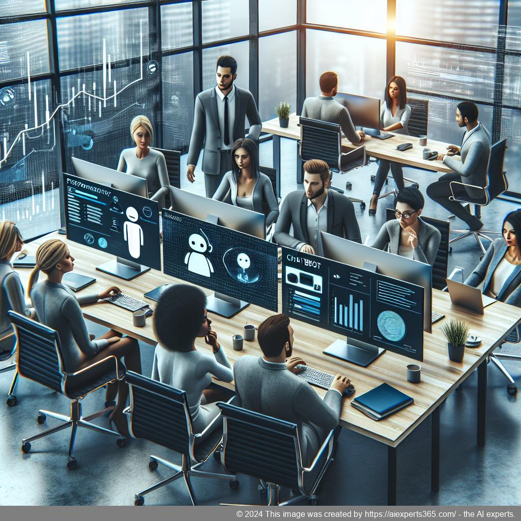 A visual representation of enhanced website functionality using the WordPress ChatGPT Chatbot Plugin featuring a friendly chatbot interface.