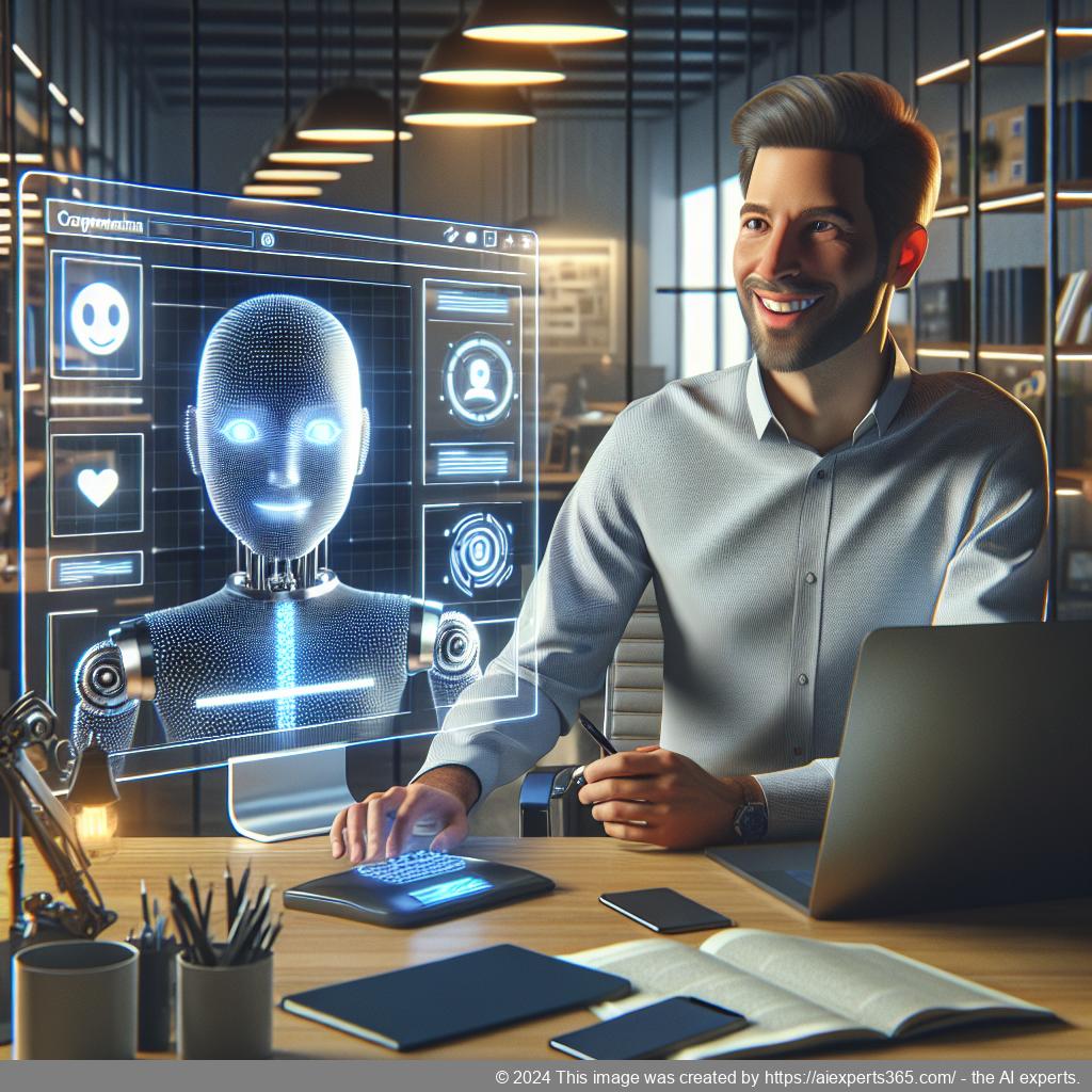 A visually engaging representation of a WordPress ChatGPT chatbot assisting customers on an e-commerce website.