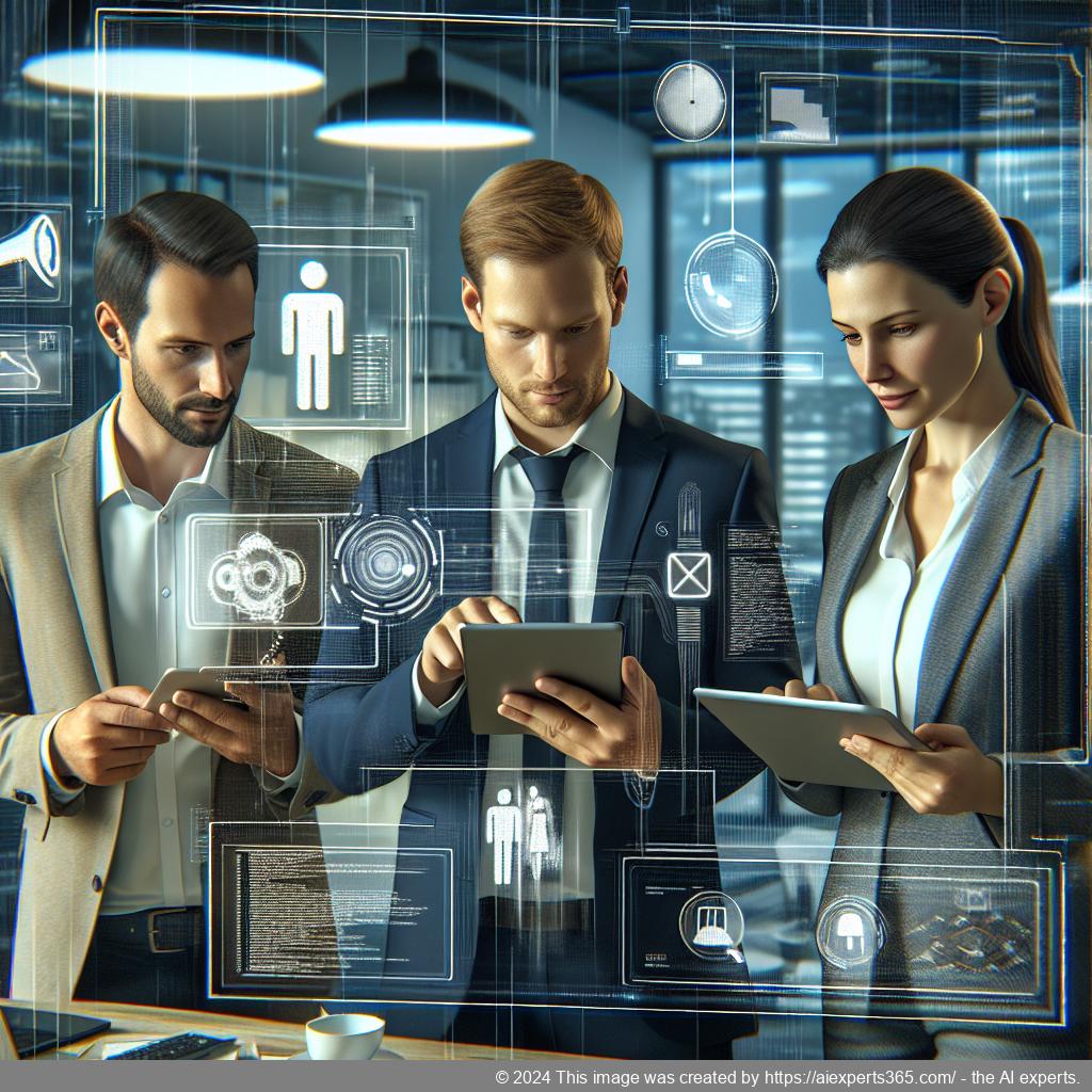 A visual representation of a multi-department chatbot assisting users with inquiries related to sales, support, and accounting.