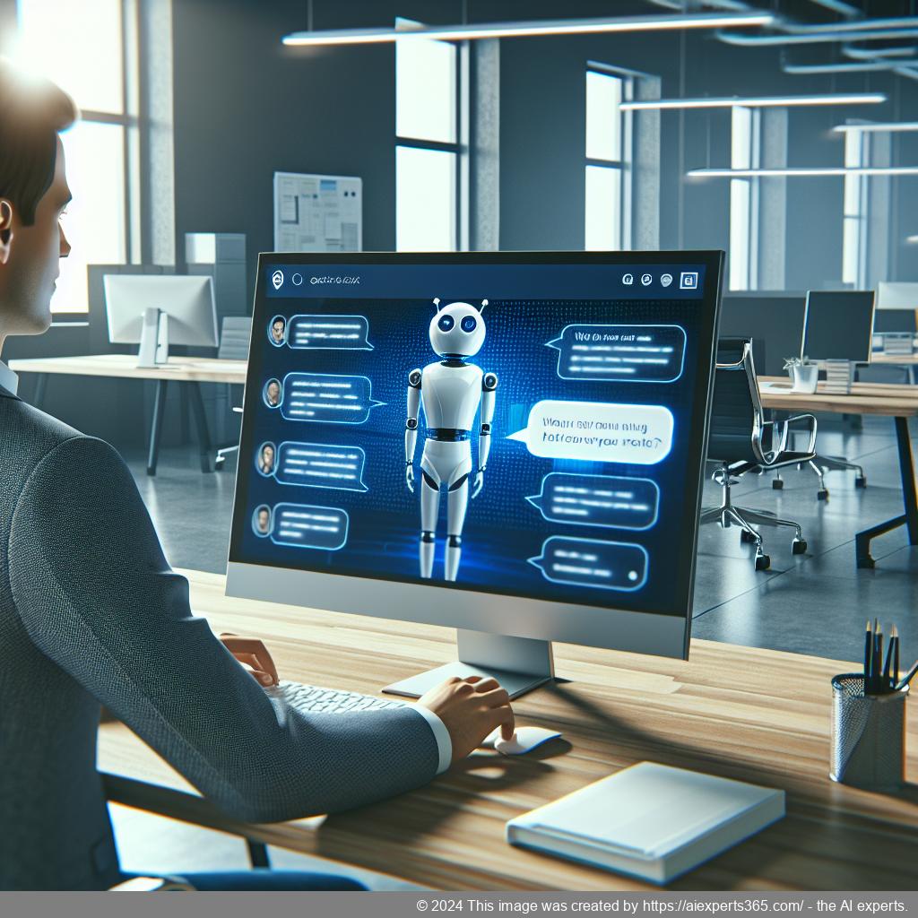 A visual representation of enhancing user engagement through the WordPress ChatGPT chatbot plugin showcasing a friendly chatbot interface interacting with users.