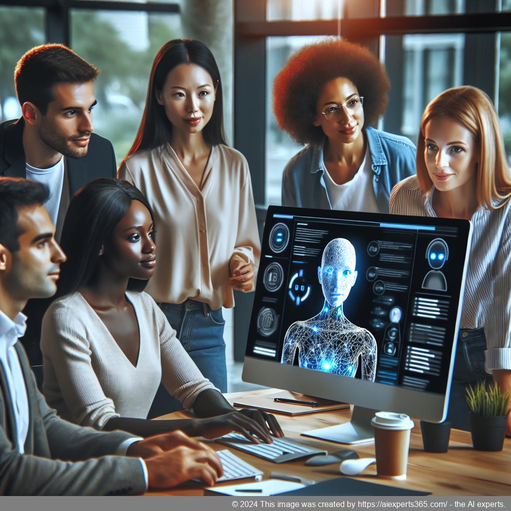 A screenshot showcasing Ailisha's AI Chatbot interface integrated into a modern WordPress website.
