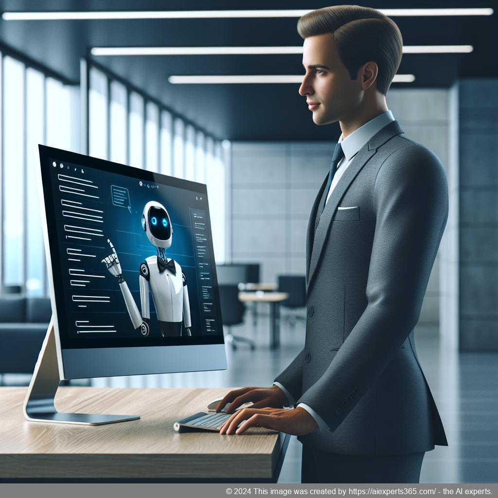 A visual representation showcasing Ailisha's AI Chatbot integrated into a modern WordPress website interface.