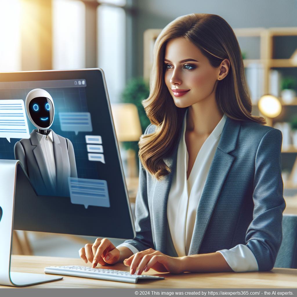 A screenshot showcasing Ailisha's AI Chatbot interface on a WordPress website.