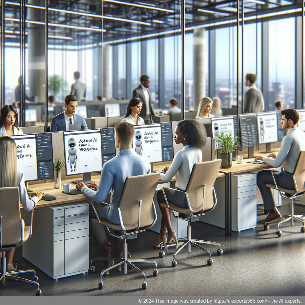 A professional-looking website showcasing an integrated WordPress AI chatbot designed for enhancing customer engagement.