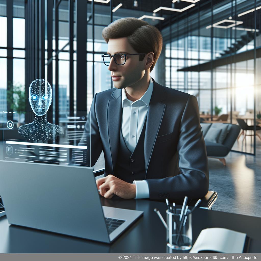 A visual representation showcasing Ailisha’s AI Chatbot Plugin interface on a laptop screen, emphasizing its features like customization options and analytics.