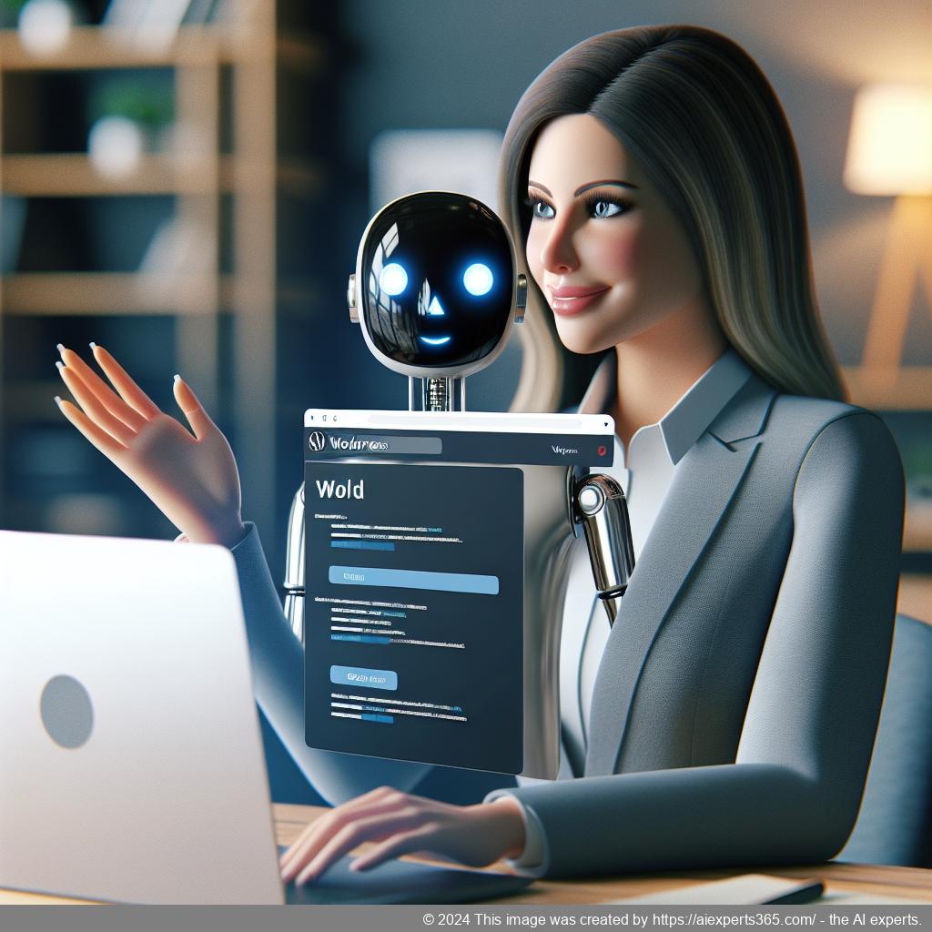 A visual representation of Ailisha's AI Chatbot Plugin showcasing its interface on a WordPress website.