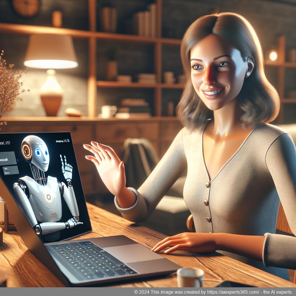 A visual representation of a modern AI-driven chatbot interface designed for enhancing customer engagement on a WordPress website.