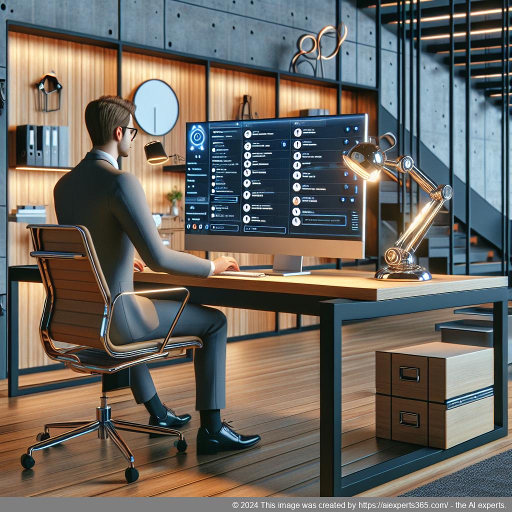 A visual representation showcasing Ailisha's AI Chatbot interface integrated into a WordPress website highlighting its features like role customization and FAQ database.