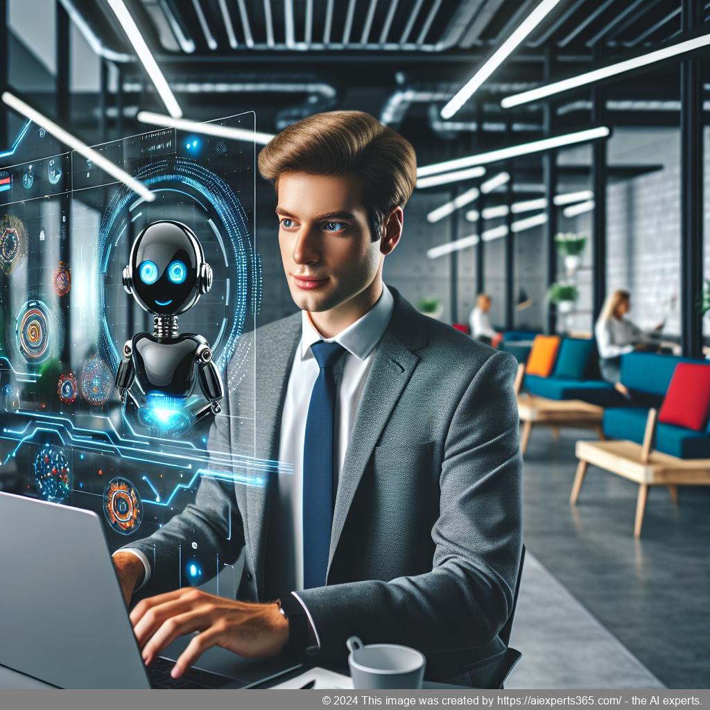 A smart WordPress ChatGPT chatbot interface displayed on a laptop screen, symbolizing enhanced customer interaction through AI technology.