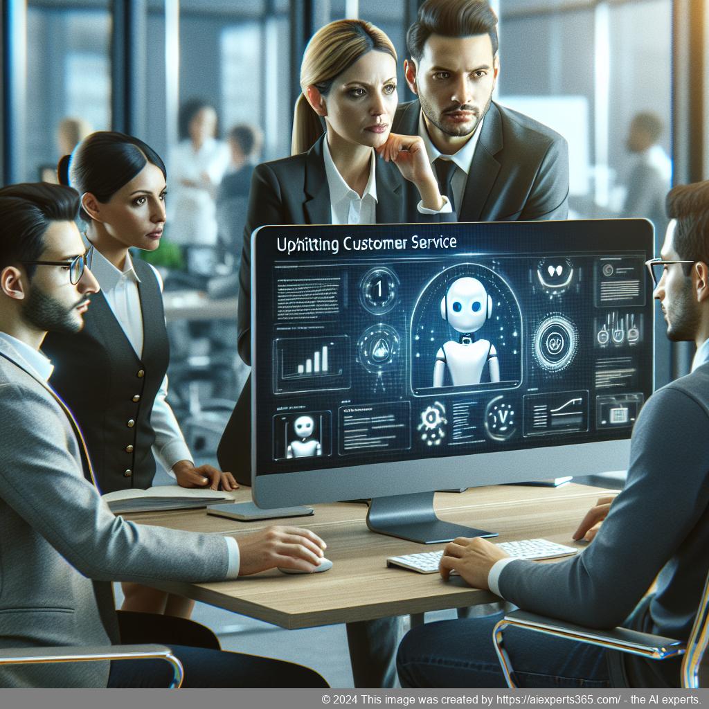 A visual representation of Ailisha's AI Chatbot showcasing its interface on a computer screen, highlighting its user-friendly design.