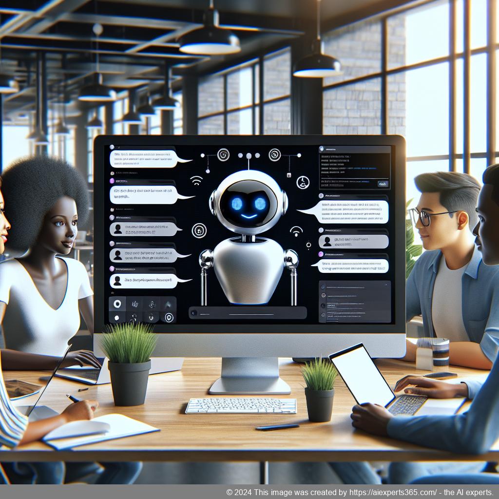 Ailisha's AI-powered chatbot interface displayed on a modern WordPress website showcasing user-friendly design and interactive features.