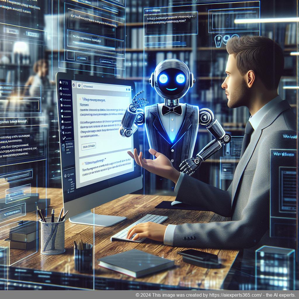 A screenshot of a WordPress website featuring the ChatGPT chatbot interface showcasing personalized responses.