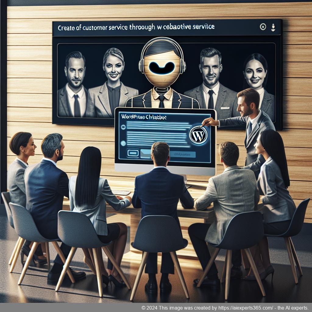 A professional-looking interface showcasing the best WordPress chatbot assisting customers online.