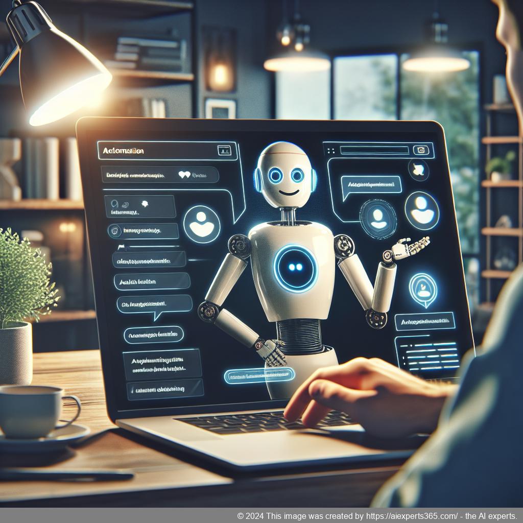 A screenshot showcasing Ailisha's AI Chatbot interface integrated into a modern WordPress website.