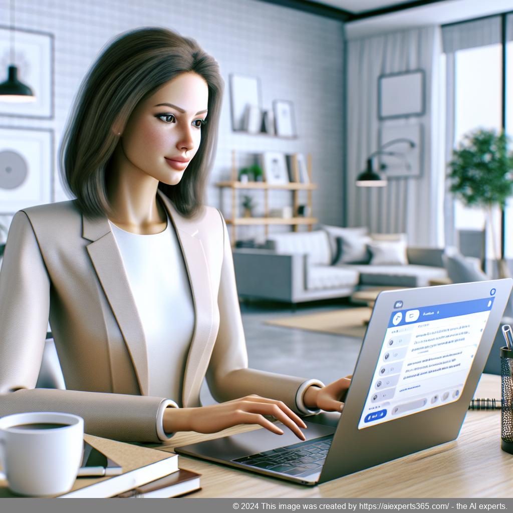 Ailisha's AI Chatbot Plugin showcased on a laptop screen illustrating enhanced customer engagement on a WordPress website.