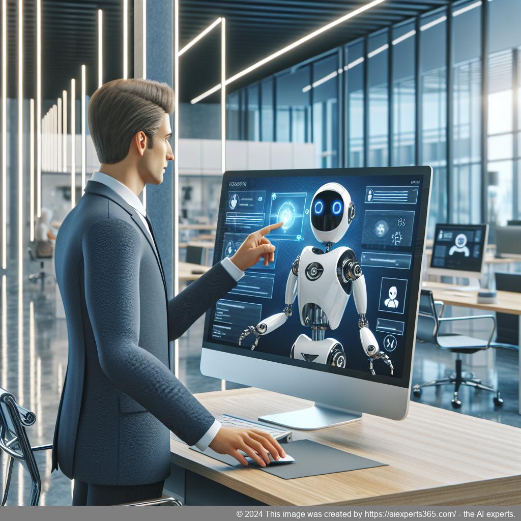 A screenshot showcasing Ailisha's advanced WordPress chatbot plugin interface highlighting its key features like role customization and FAQ database.