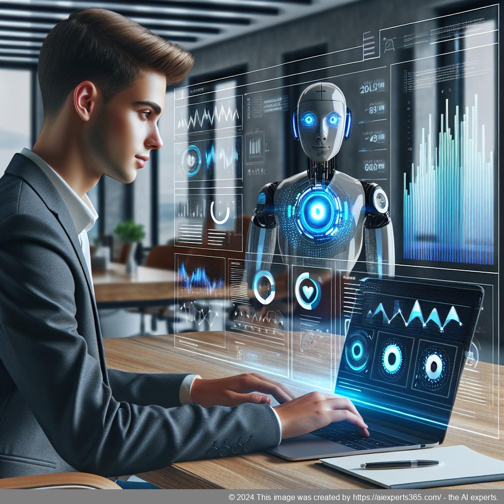 Ailisha's AI Chatbot interface displayed on a laptop screen showcasing its features for enhancing customer engagement on WordPress websites.