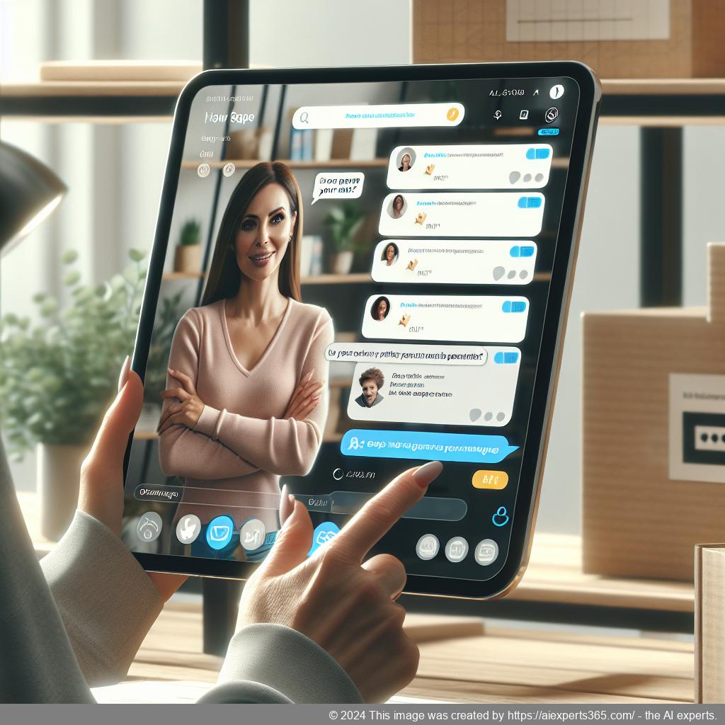 A screenshot showcasing an interactive WordPress chat plugin interface on an e-commerce website, highlighting its features for enhanced customer engagement.