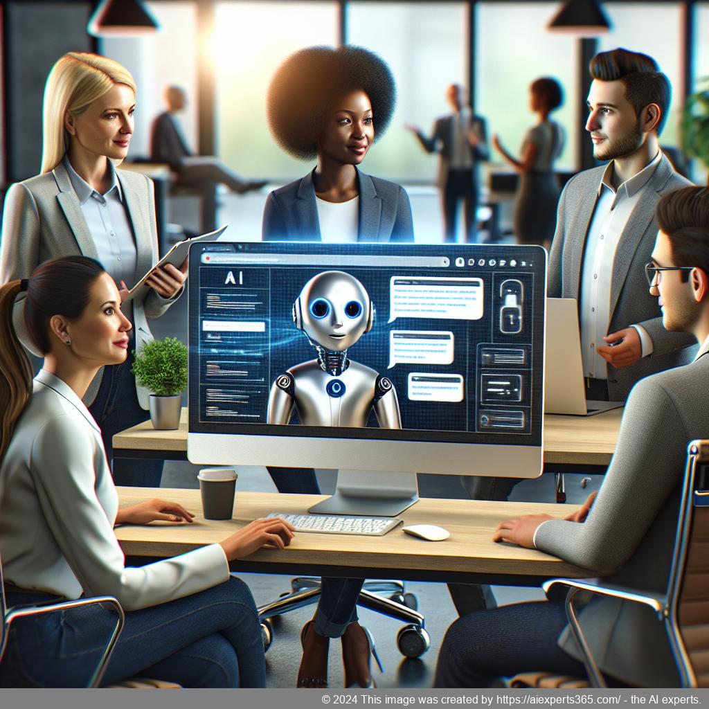 Ailisha's AI Chatbot interface showcasing its features on a WordPress website.