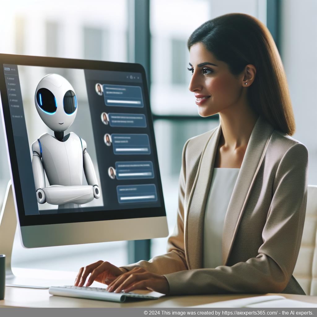 A screenshot of Ailisha's AI Chatbot interface integrated into a WordPress website showcasing customer interaction.