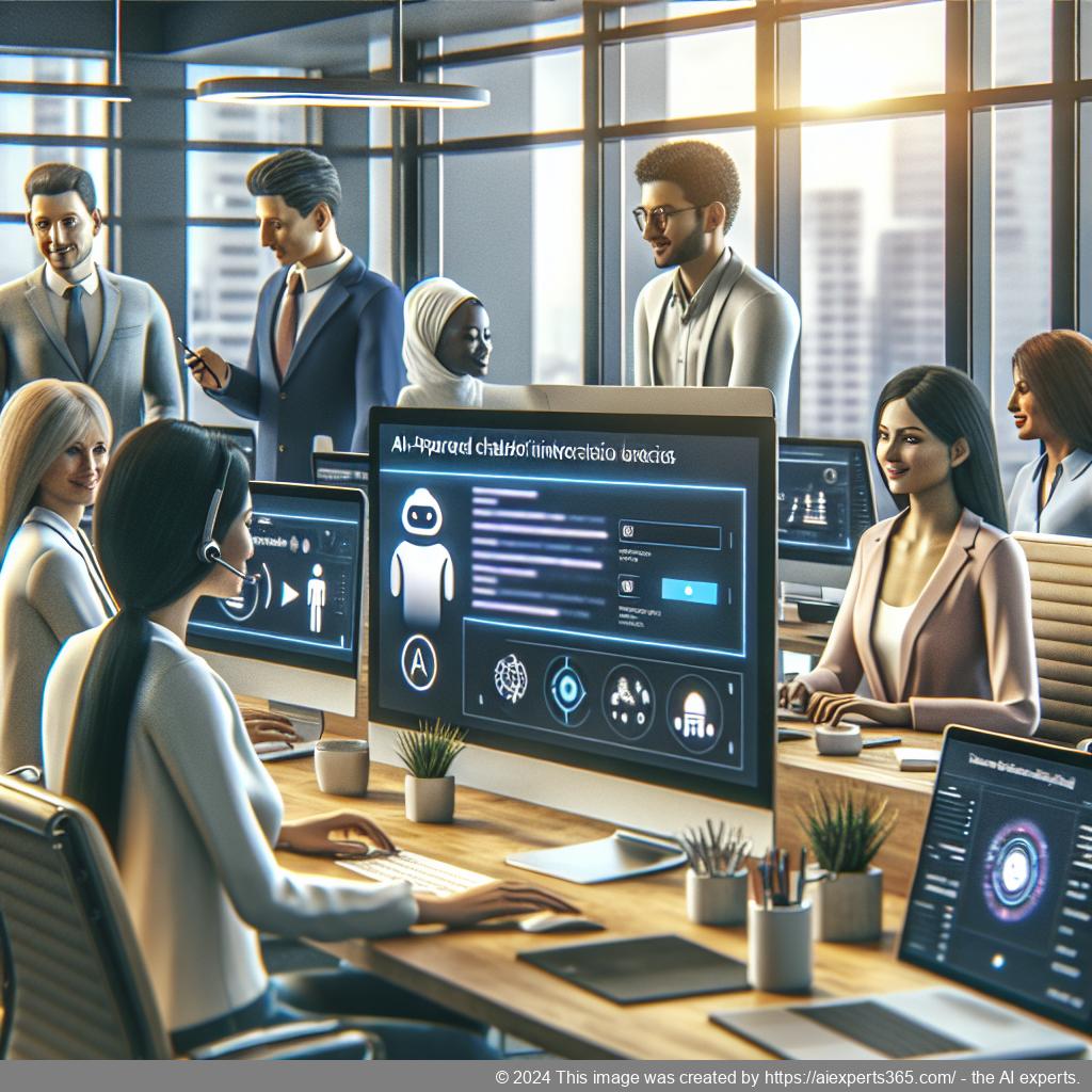 An illustration showcasing the benefits of using the WordPress ChatGPT chatbot plugin for enhancing customer satisfaction.