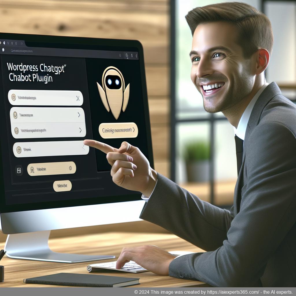 A screenshot showcasing the WordPress ChatGPT Chatbot Plugin interface demonstrating its features like real-time chat support and customization options.