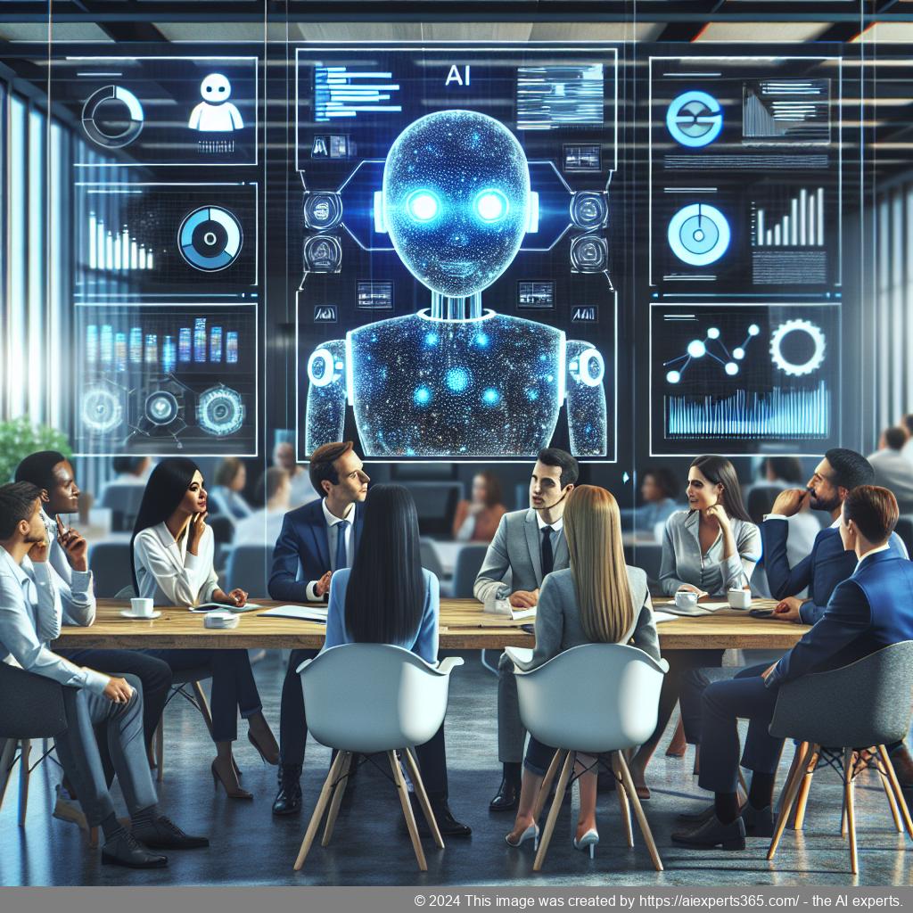 A visual representation illustrating successful integration of AI chatbots in businesses using WordPress.