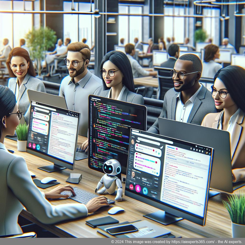 A screenshot showcasing Ailisha's AI Chatbot interface integrated into a WordPress website.